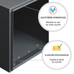 Boite aux lettre  Allure 1 porte  gris anthracite 7016M