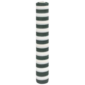 vidaXL Filet brise-vue vert et blanc 1 8x25 m PEHD 75 g/m²