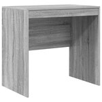 vidaXL Bureau Sonoma Gris 80x50x76 cm Bois d'ingénierie