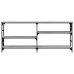 vidaXL Table console sonoma gris 180x29x76 5 cm bois d'ingénierie