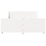 vidaXL Cadre de lit sans matelas blanc 160x200 cm bois de pin massif