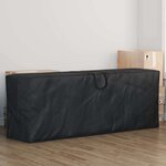 vidaXL Sac de stockage extérieur Noir 200 x 60 x 75 cm Tissu 600D