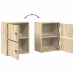 vidaXL Bibliothèque chêne sonoma 40x24x52 cm bois d'ingénierie