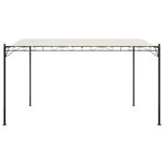 vidaXL Auvent crème 4x3 m 180 g/m² tissu et acier