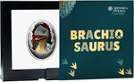 Pièce de monnaie en Argent g 16.81 Millésime 2025 Dinosauria BRACHIOSAURUS (PRÉCOMMANDE)