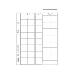 Feuilles numismatiques Multi-Collect pour 5 séries de 8 pièces euro. Intercalaires - Rouge