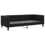 vidaXL Lit de repos sans matelas noir 90x190 cm tissu
