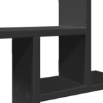 vidaXL Étagères murales 2 Pièces noir 38x12x38 cm bois d'ingénierie