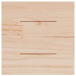 vidaXL Dessus de table 40x40x2 5 cm bois de pin massif