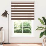 vidaXL Store zèbre marron 145x230cm largeur du tissu 140 9cm polyester
