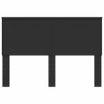 vidaXL Tête de lit Chêne noir 160 cm Bois d'ingénierie