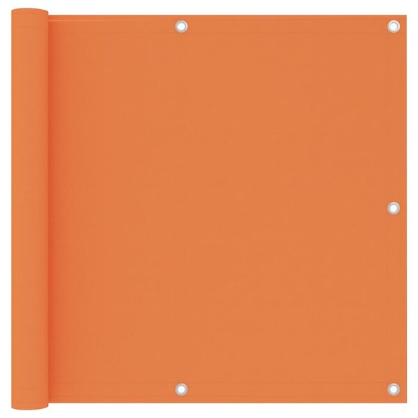 vidaXL Écran de balcon Orange 90x300 cm Tissu Oxford