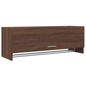 vidaXL Garde-robe Chêne marron 100x32 5x35 cm Bois d'ingénierie