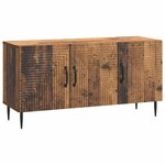 vidaXL Meuble TV Bois ancien 99 x 34 5 x 50 cm Bois d'ingénierie