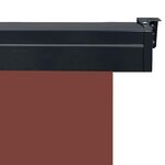 vidaXL Auvent latéral de balcon 105x250 cm Marron