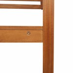 vidaXL Chaise d'angle en acacia massif pour le jardin