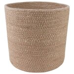 vidaXL Ensemble de Pots à Plantes 2 Pièces Naturel Ø 28 x 28 cm