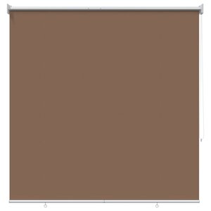 vidaXL Store roulant extérieur protection UV Taupe Polyester