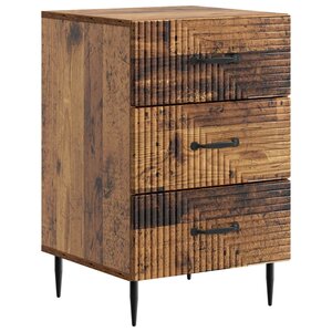 vidaXL Cabinet de chevet Bois ancien 43 x 41 x 66 5 cm