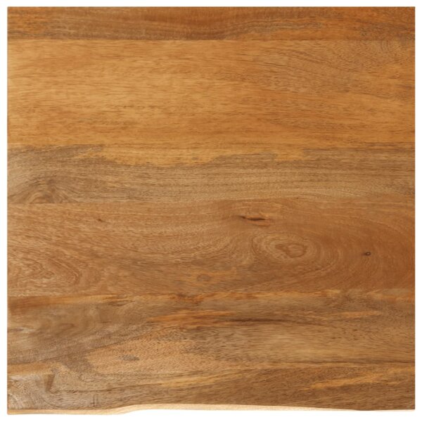 vidaXL Dessus de table à bord vivant 60x60x3 8 cm bois massif manguier