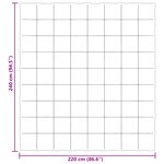 vidaXL Couette d'été 220 x 240 cm Été Microfibre (100  polyester)