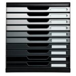 Module De Classement Modulo Shades Of Grey 10 Tiroirs Fermés - Nuances De Gris - Exacompta