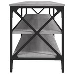 vidaXL Meuble TV sonoma gris 180x40x50 cm bois d'ingénierie