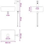 vidaXL Meuble de lavabo mural Chêne artisanal 49 x 41 x 63 cm