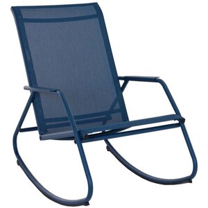 Rocking chair en acier epoxy noa
