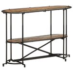 vidaXL Table console 110x42x76 cm bois massif de récupération