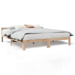 vidaXL Cadre de lit sans matelas 160x200 cm bois massif de pin