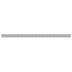 vidaXL Bande de auvent Gris clair 3.8 x 0.2 m Toile