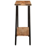 vidaXL Table console 110x30x75 cm bois de manguier massif