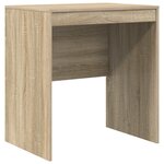 vidaXL Bureau avec tiroir avec étagère 2 Pièces Chêne Sonoma