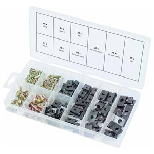 Ks tools assortiment de vis et d'écrous de carrosserie 170 pcs