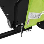 vidaXL Remorque de vélo vert tissu oxford et fer