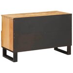 vidaXL Meuble TV Marron 70 x 33 x 46 cm Bois de mangue massif