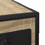 vidaXL Table de chevet Chêne sonoma Bois d'ingénierie