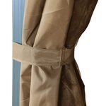 vidaXL Tonnelle avec rideau 400x300 cm Taupe Aluminium