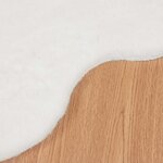 vidaXL Tapis en Fourrure Synthétique de Lapin Olite Blanc 50 x 80 cm