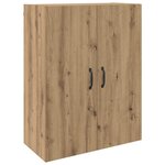 vidaXL Armoire Murale 2 Pièces Chêne artisanal 69 5 x 34 x 90 cm