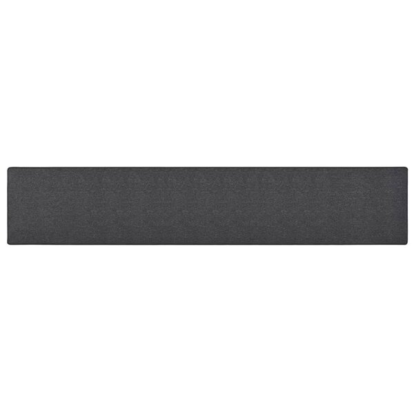vidaXL Tapis de couloir Anthracite 50x300 cm