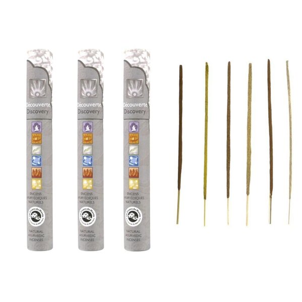 42 bâtonnets d'encens ayurvédique naturel - Coffret découverte