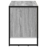 vidaXL Meuble TV Gris Sonoma 100 x 36 x 49 5 cm Bois d'ingénierie