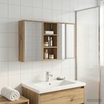 vidaXL Ensemble de Meubles de Salle de Bain 3 Pièces 116 x 16 x 62 5 cm