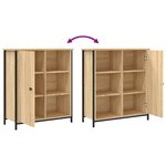 vidaXL Buffet chêne sonoma 70x30x80 cm bois d'ingénierie