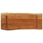 vidaXL Dessus de table 80x40x3 8 cm rectangulaire bois massif acacia