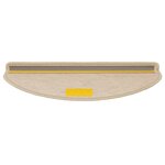 vidaXL Tapis d'escalier autocollants 30 Pièces 65x21x4 cm sable