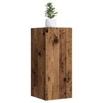 vidaXL Meuble TV vieux bois 30 5x30x60 cm bois d'ingénierie