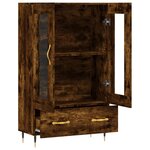 vidaXL Buffet haut chêne fumé 69 5x31x115 cm bois d'ingénierie